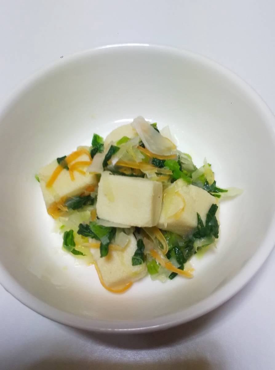 高野豆腐と野菜の煮物【かみかみ離乳食】