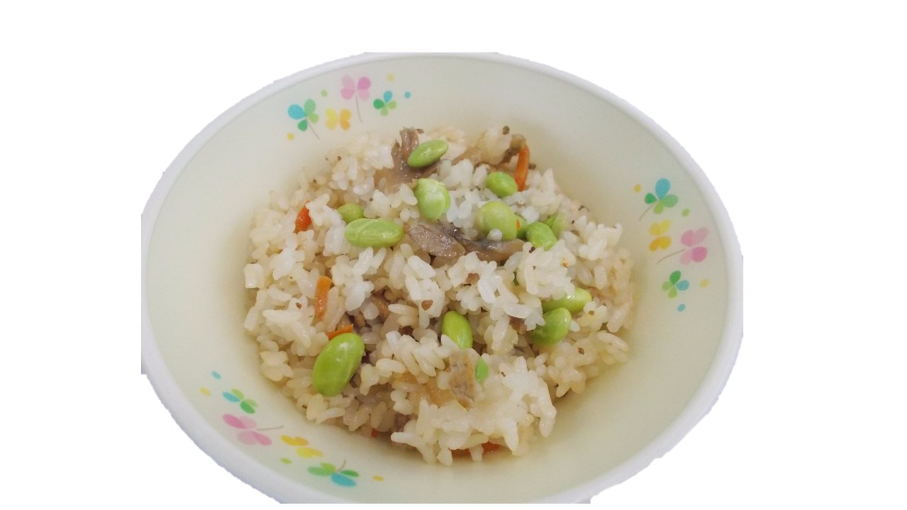 秋のまいたけ彩りごはん