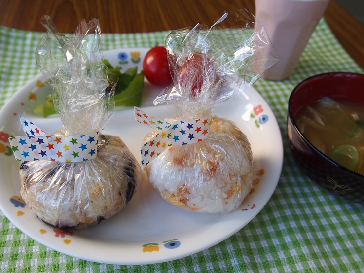 ～ラップおにぎり～炒り卵アレンジ③